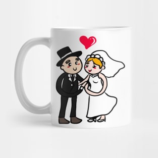 Wedding day - married forever Mug